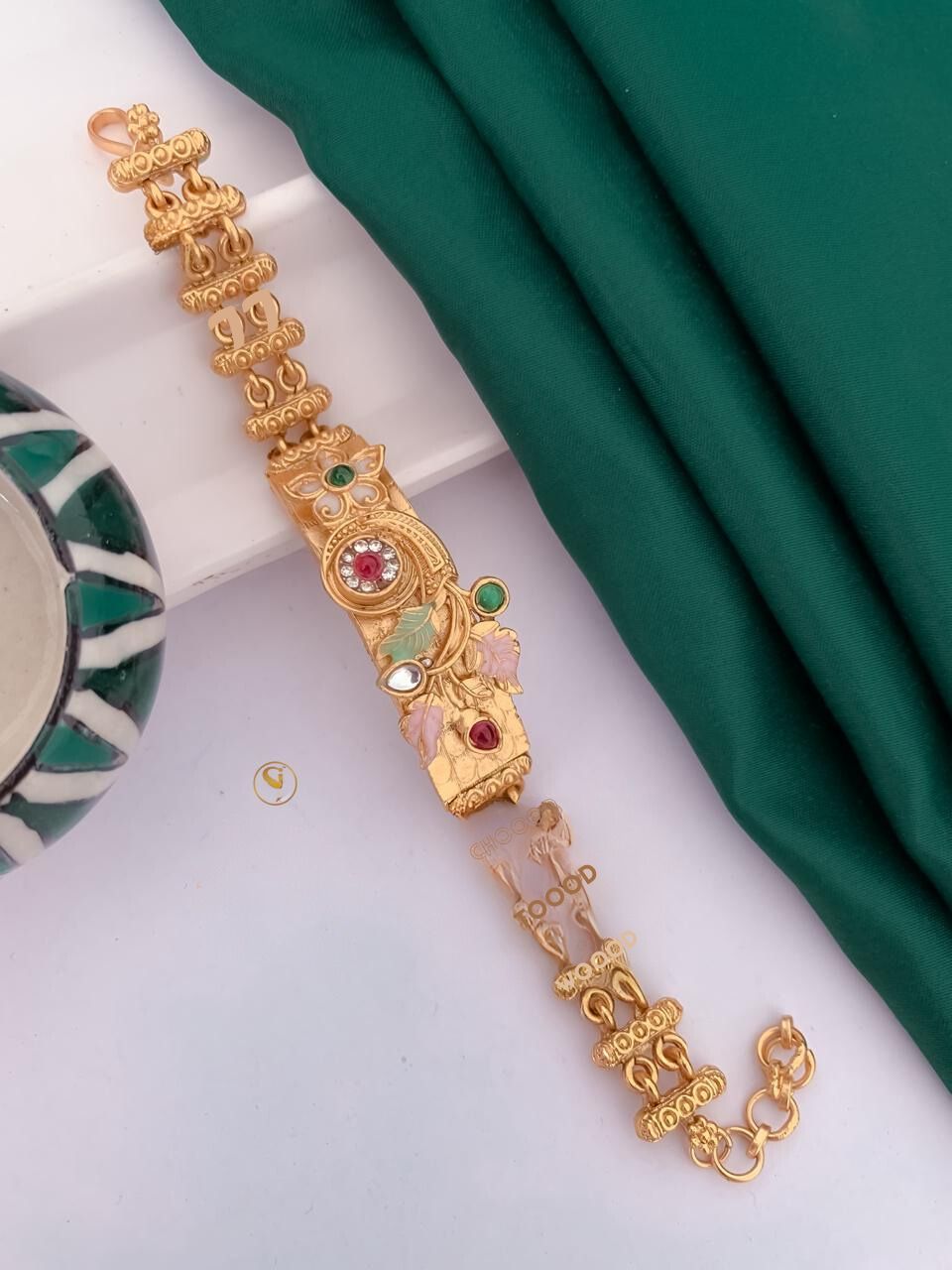 Rajwadi Gold matt Finised Women Bracelet