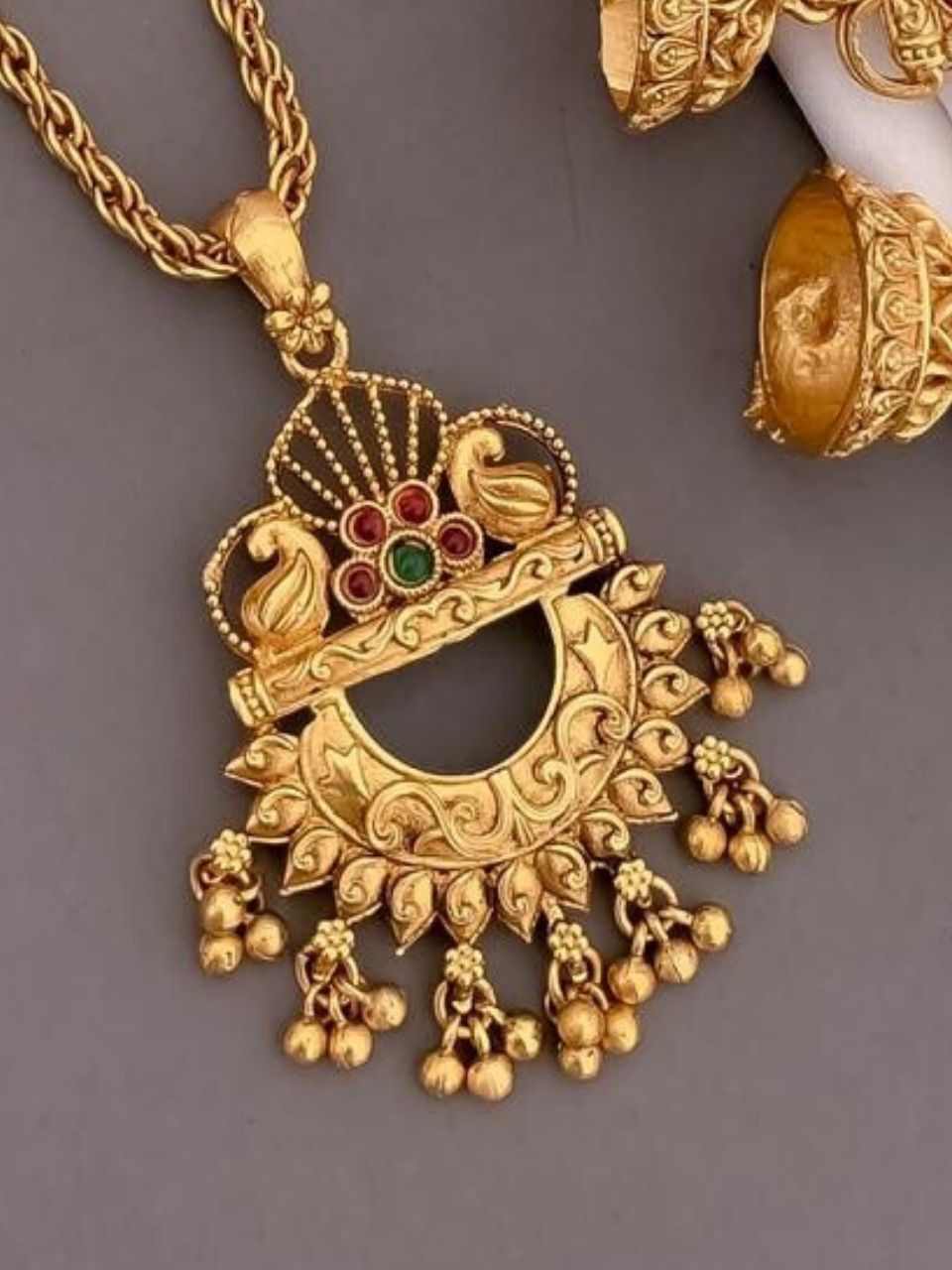 Allure Charming Gold Plated Pendant Set